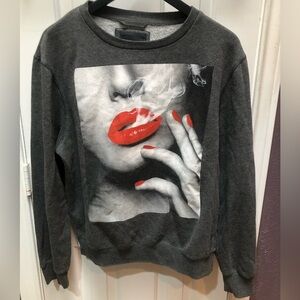 Urban Heritage Red Lips Sweatshirt